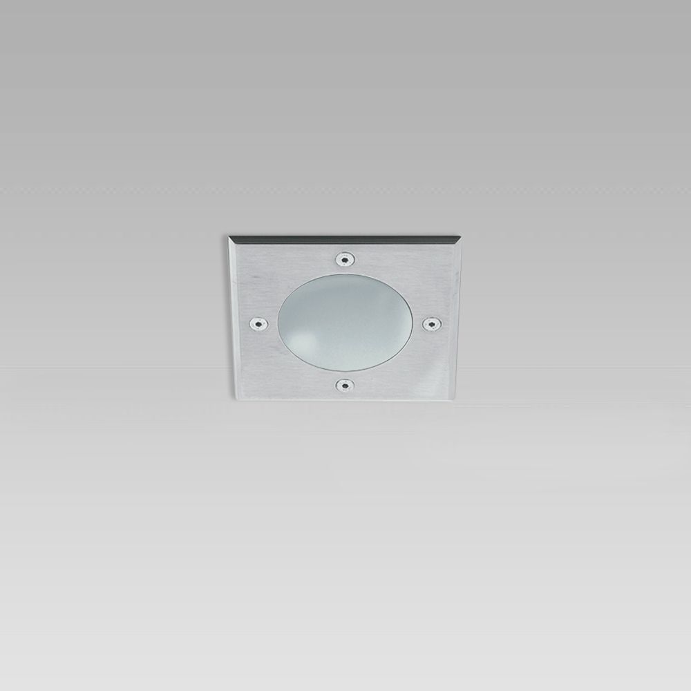 RAY110 GU10 C/V OPALE INOX QUADRA ON/OFF