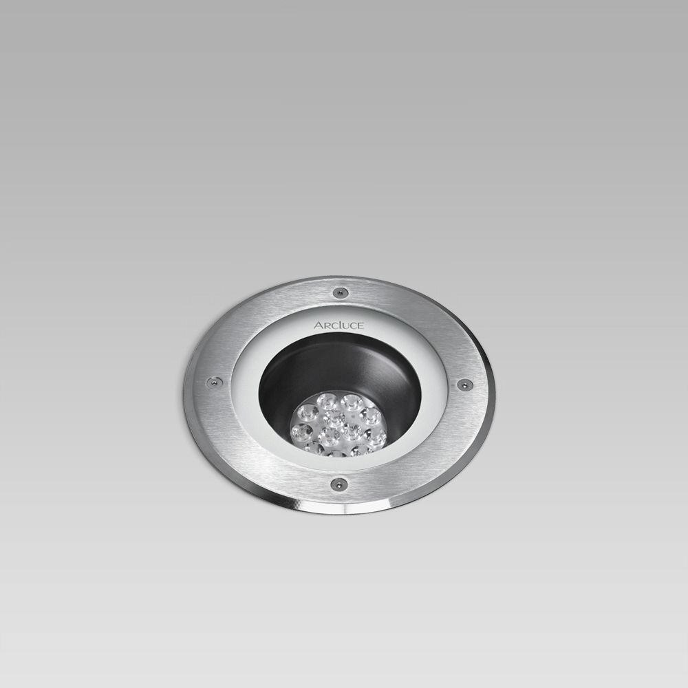 INGR-S180 12W RGBW EL INOX TONDA REM-D
