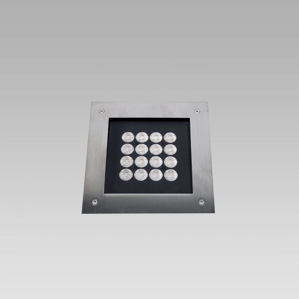 QUAD200 37W WW C/INOX FILO DALI