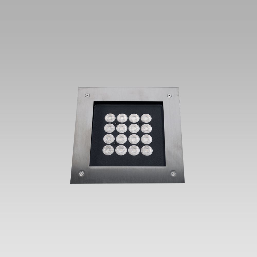 QUAD200 31W RGBW EL C/INOX FILO REM-D