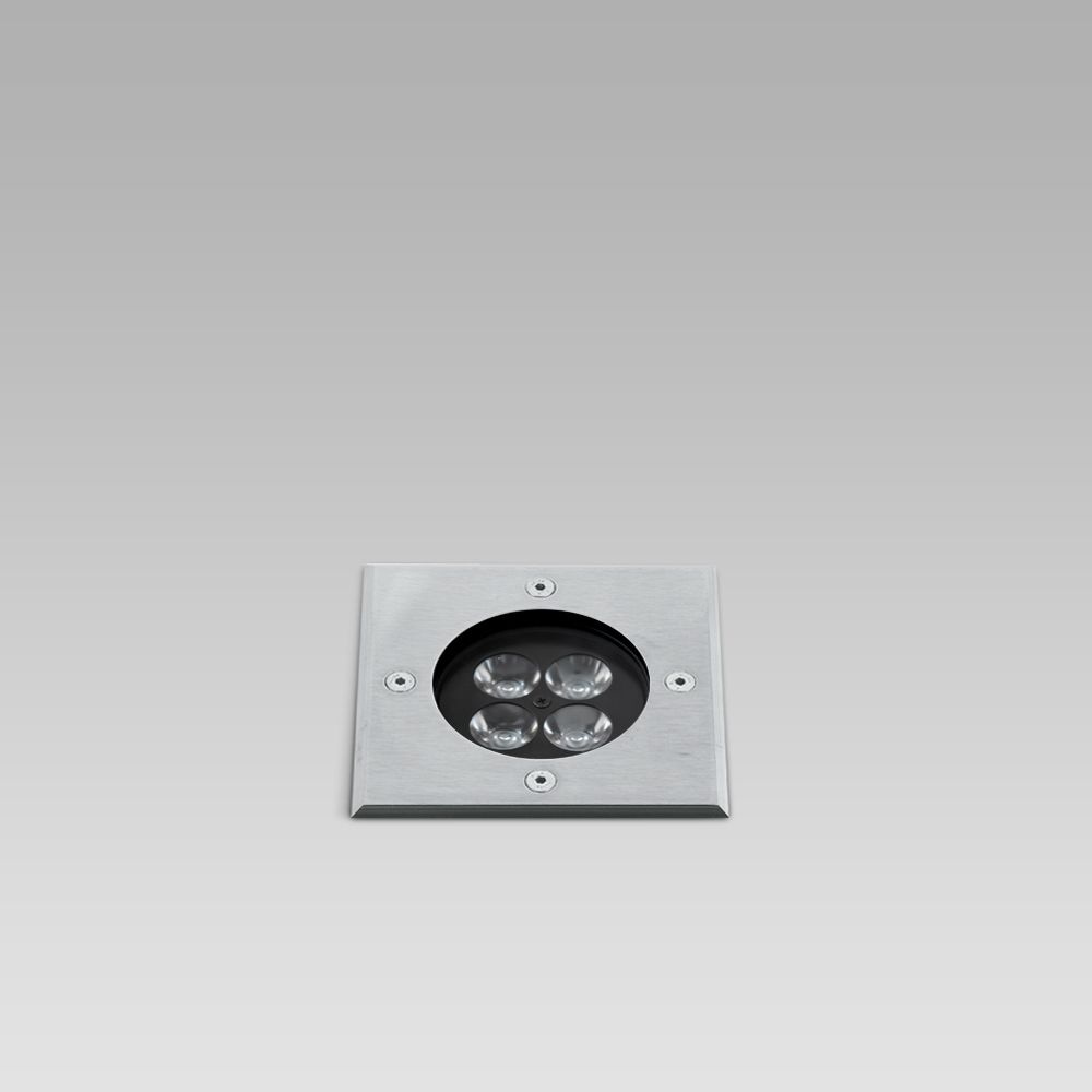 INGR-S110 4W RGBW MB INOX QUADRA REM-D