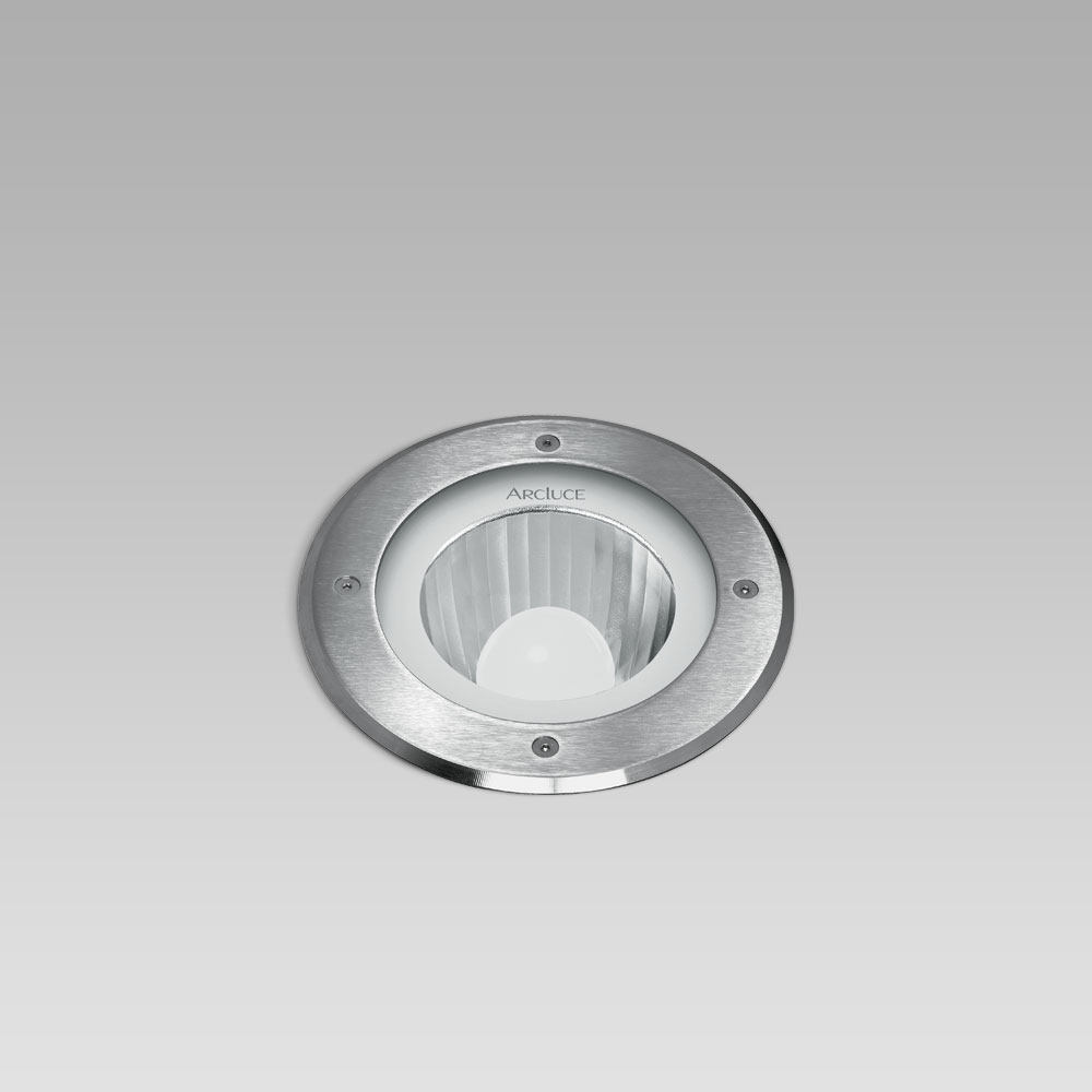 INGR180 1xE27 INOX TONDA ON/OFF