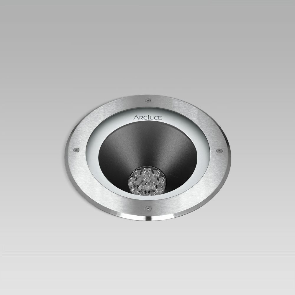 INGR260 17W RGBW SB OR. INOX TONDA DMX