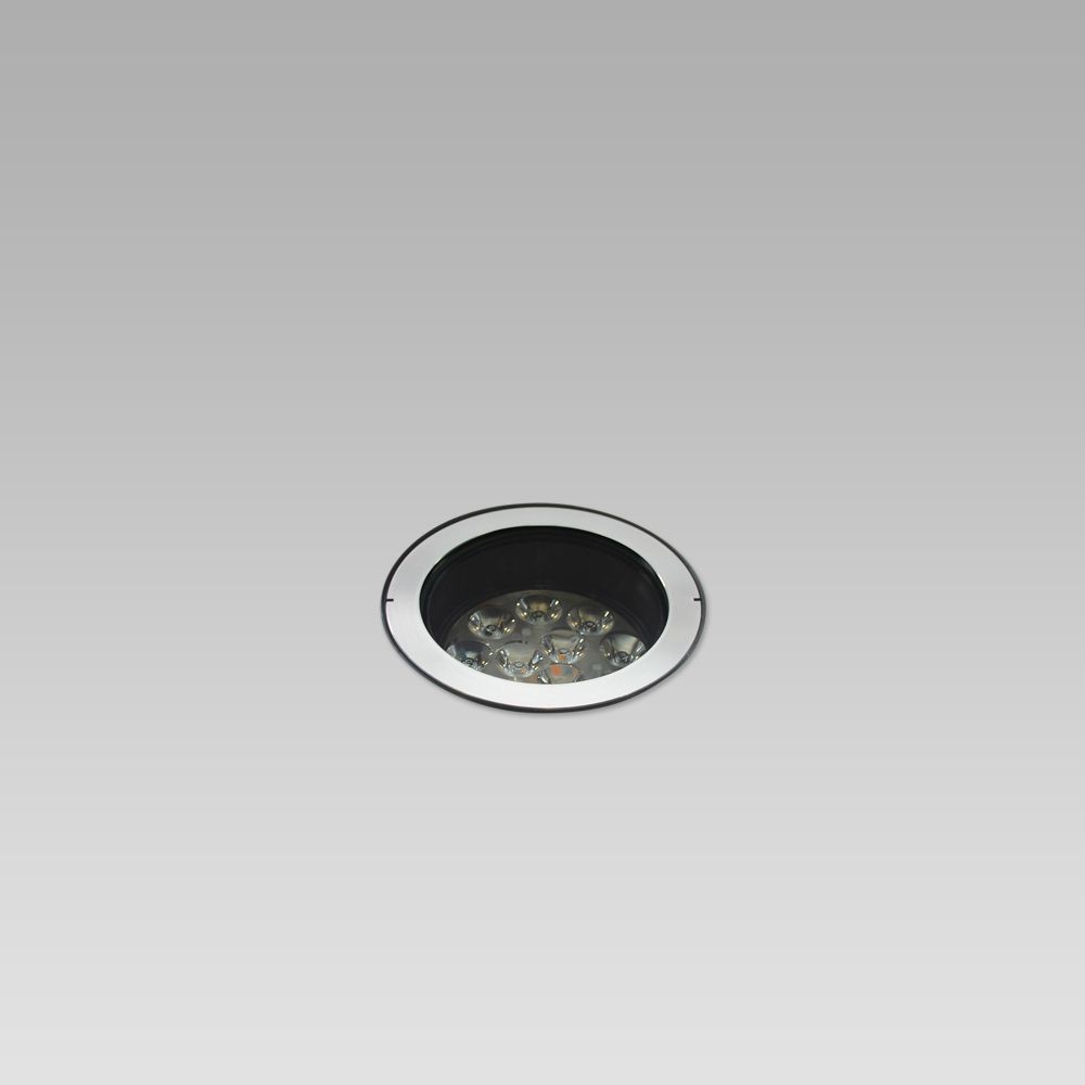 INGR90 12W NB C/LENTE INOX FILO REM-D