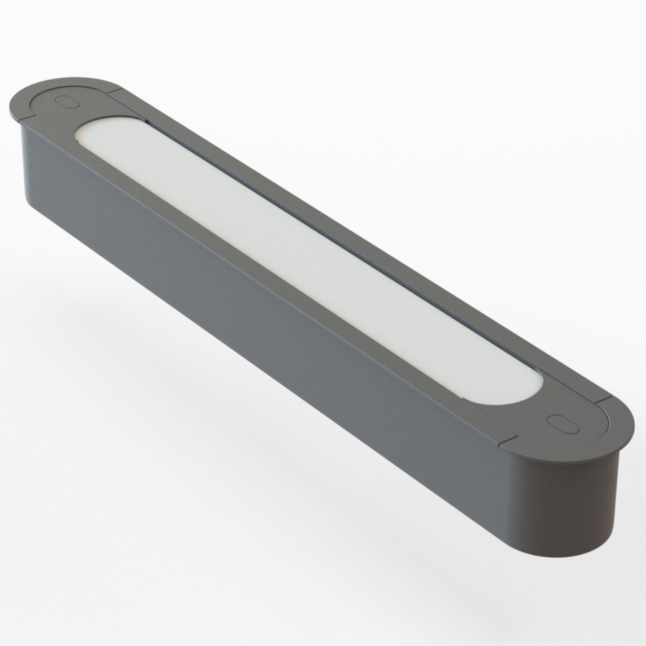 SYSTEO E Anthracite LED 1000lm 3000K L1036mm 