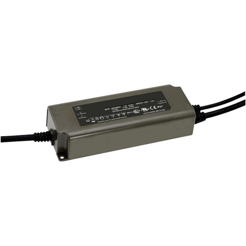 Bloc d'alimentation pour bande LED, dimmable, 24Volt 60Watt (gradation par entrée séparée : 0-10Volt,PWM ou résistance/potentiomètre)