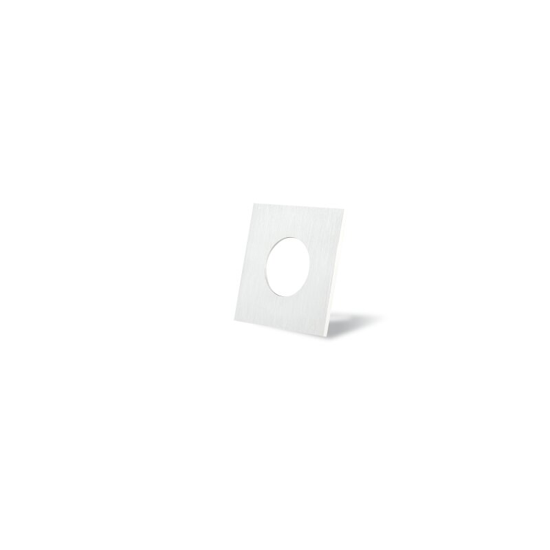 Anneau décoratif pour MULTI et MULTIsun carré aluminium brossé
