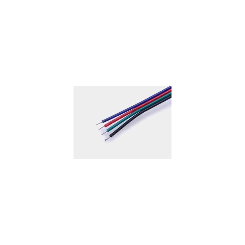 Câble 1m 4x0.52 mm² pour bande LED RGB