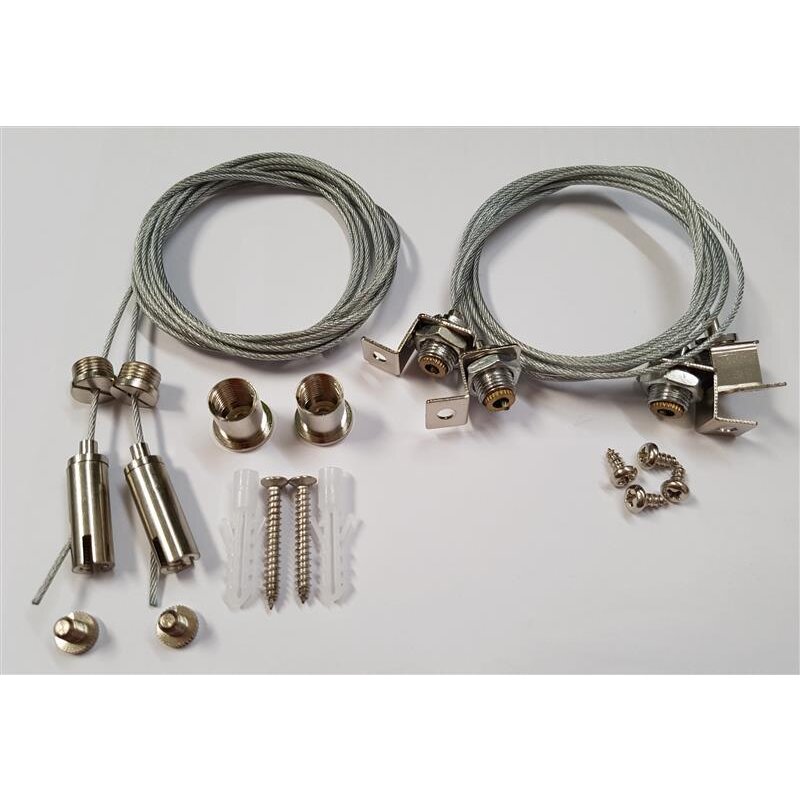 Kit de montage Y pour suspendre les panneaux LED (uniquement pour les panneaux 1195x295mm) kit 2 pièces
