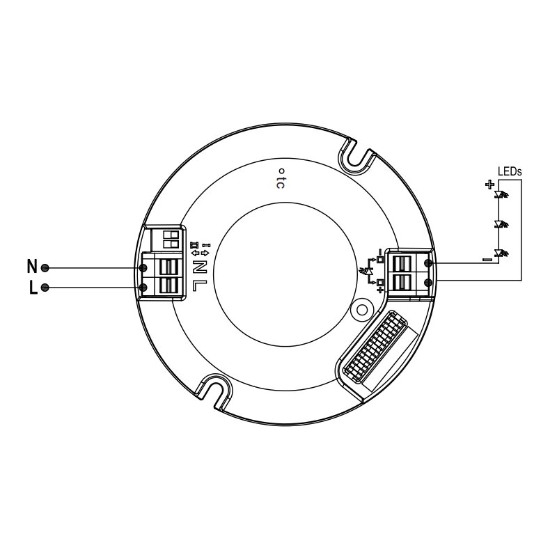 Bloc d'alimentation LED QUICK-FIXadapt CC 500mA sensor