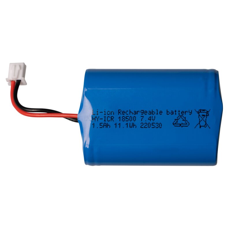 Batterie de rechange pour luminaires solaires à LED FLASHwall et FLASHground, 7,4V DC 2200mAh Li-Ion