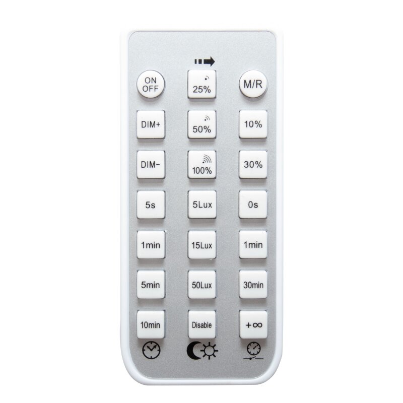 Télécommande pour luminaire LED pour locaux humides MISTRALsensor IP66 1540mm 39W 4000K givré avec capteur radar (2822-840120)