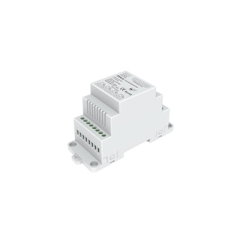 Amplificateur LED rail DIN max. 480W pour bandes LED multivoies 4 canaux 4x 5A (12-24V)