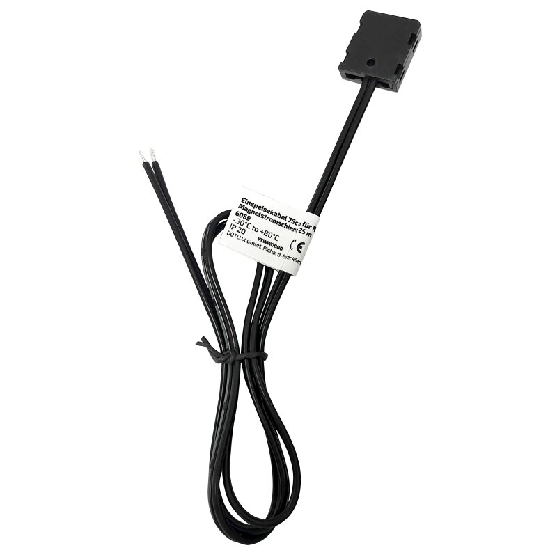 Câble d'alimentation 75cm pour rail magnétique RETAILO 25mtr.