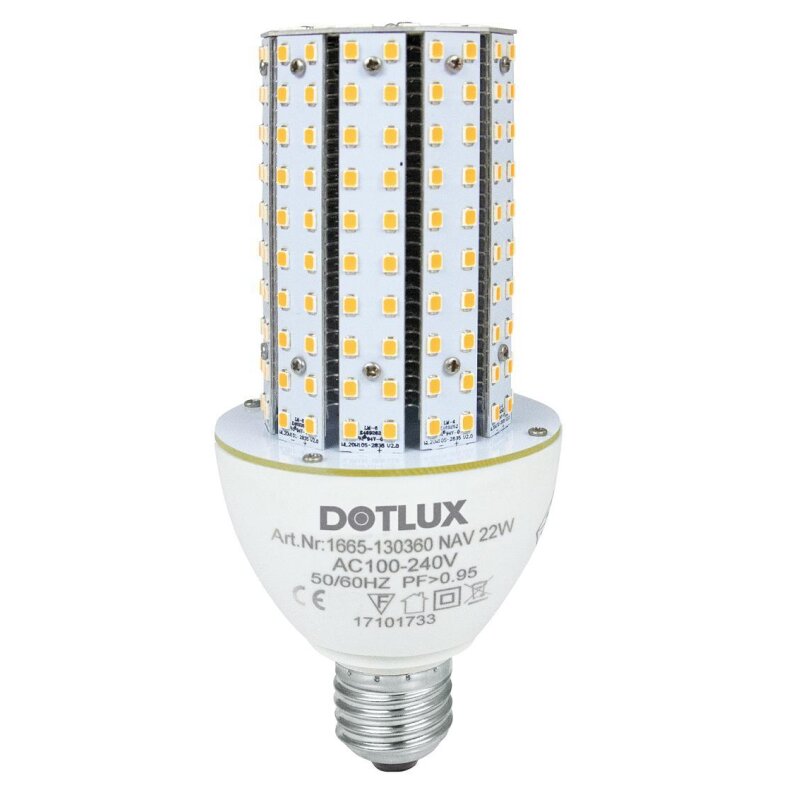 Lampe de rue LED RETROFITprotect E27 18W 3000K