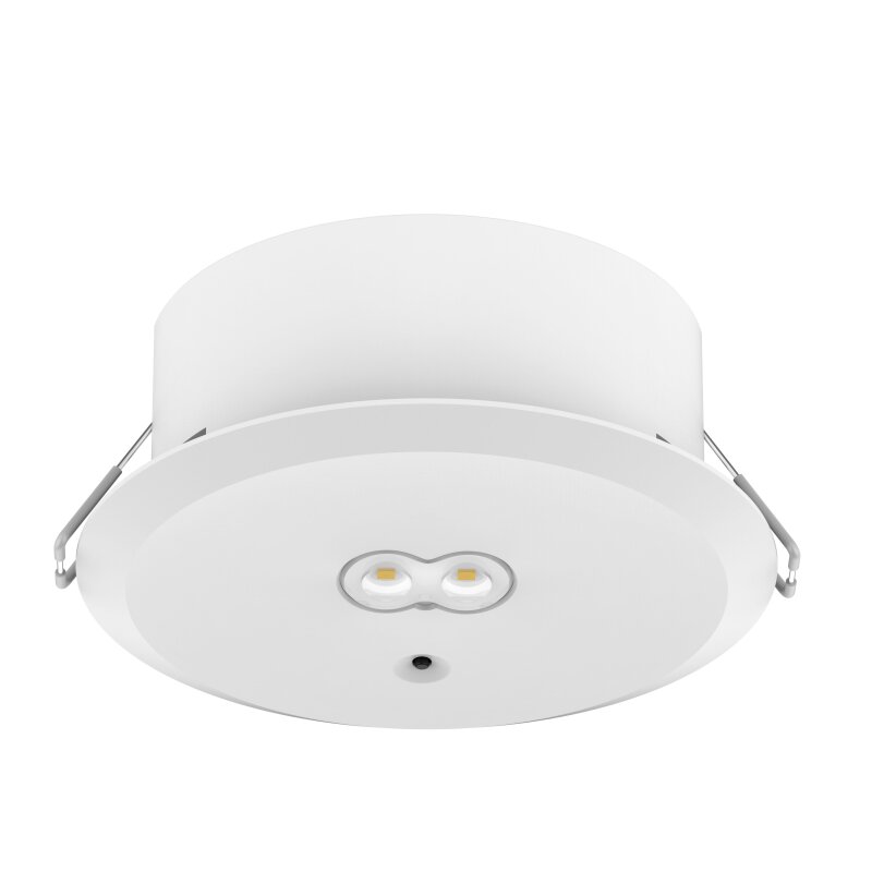 Lampe de sécurité à LED EXITtop avec autotest incl. 2 lentilles interchangeables blanc 3h