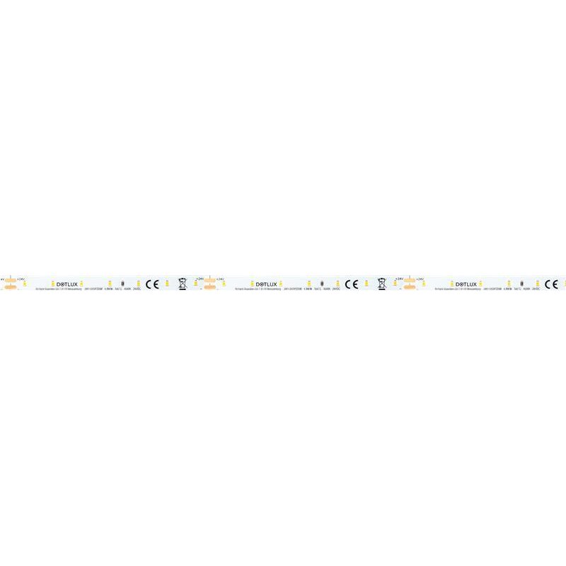 Bande LED 24W 8mm 4000K IP20 rouleau de 5m avec 50cm de câble de connexion des deux côtés