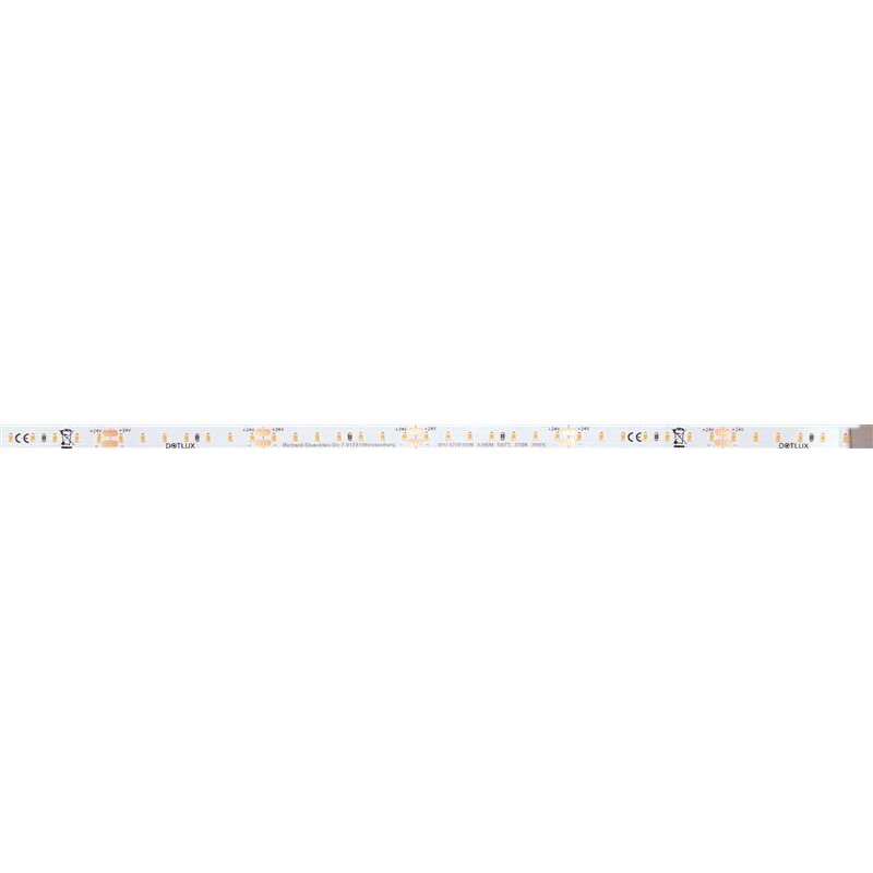 Bande LED 48W 8mm 5000K IP20 Rouleau de 5m avec câble de connexion de 15cm d'un côté