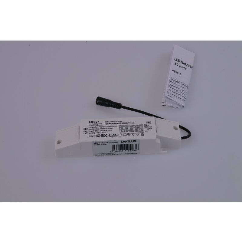 Bloc d'alimentation LED CC 27-40W 700-1050mA 27-38V dimmable début/fin de phase