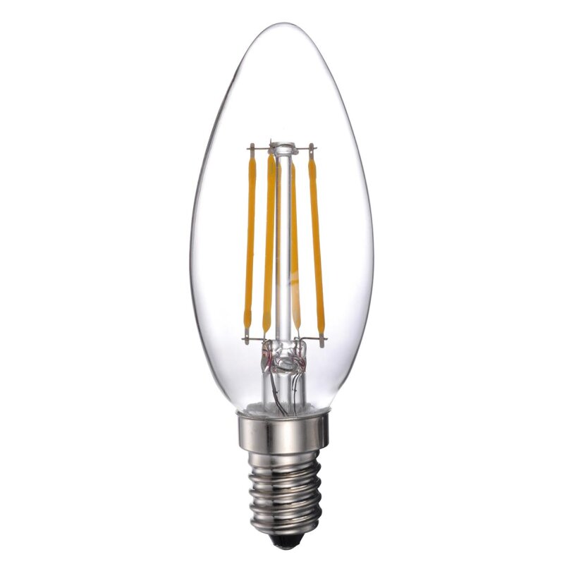 Bougie LED E14 4,5W 2700K filament