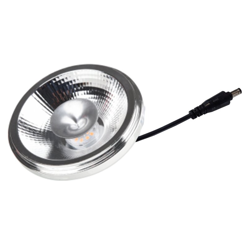 Lampe LED à réflecteur AR111 sans pilote Fiche femelle creuse 5,5x2,1 Puissance du module LED : 11W 350 mA