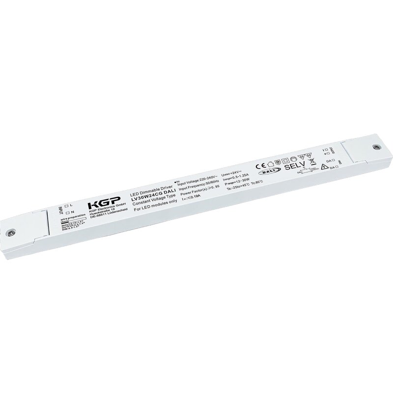 Bloc d'alimentation LED CV 24V 12-30W <0,19A dimmable DALI IP20