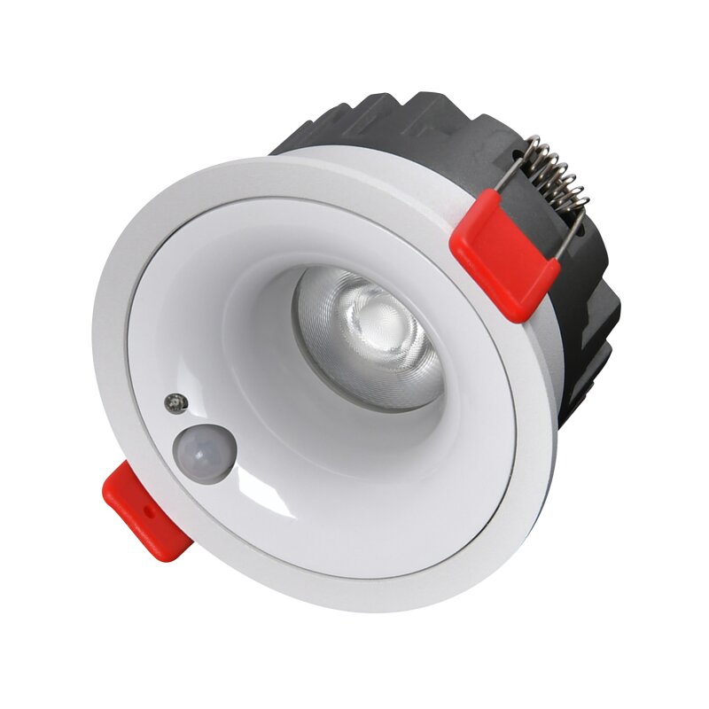 Downlight à LED SENSOlight 12W 3000K avec lumière du jour et détecteur de mouvement
