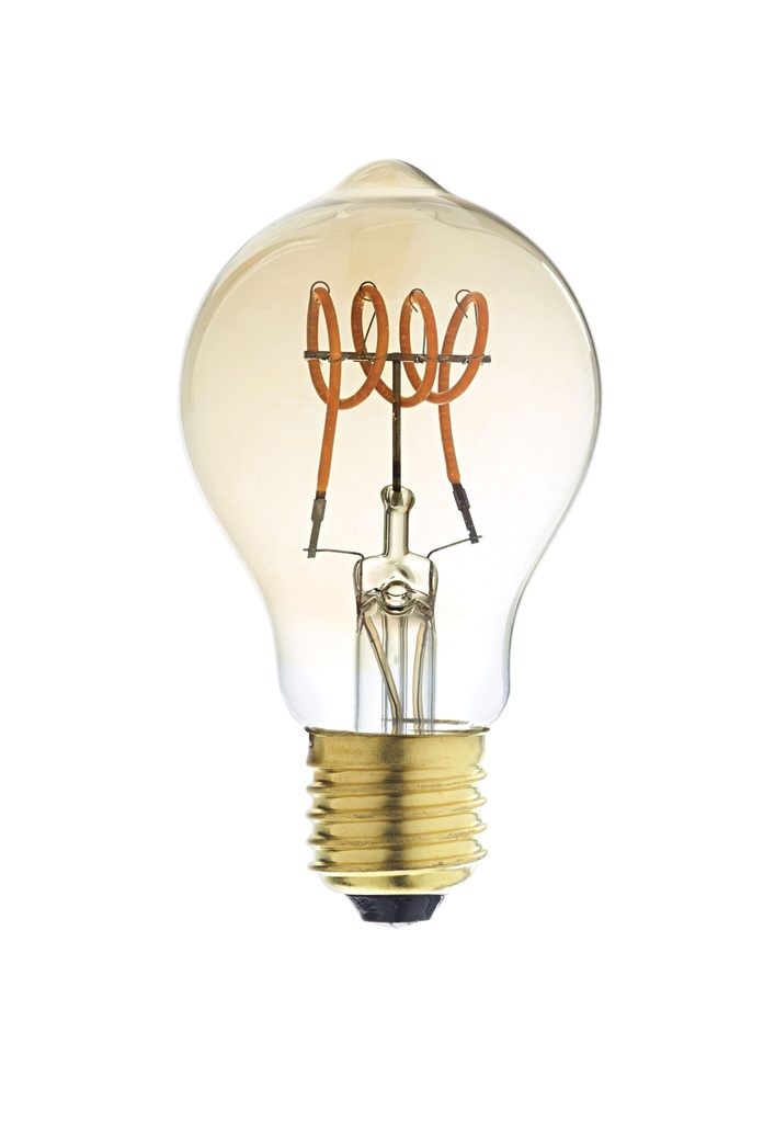 AMBER LED E27 P60 3,5W DIM