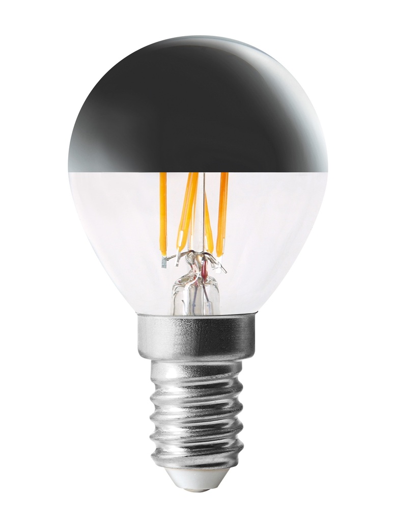 LPE LED DECO P45 E14 4W SILVER