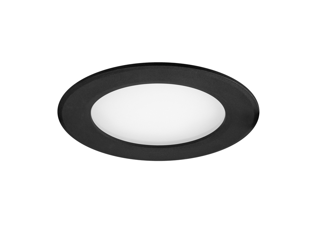 FLAT-ISO CCT 8W 3-4000K NOIR
