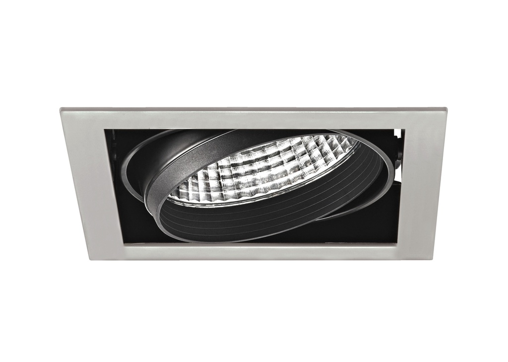 KIT QUADRA 1 GRIS LED 3000K