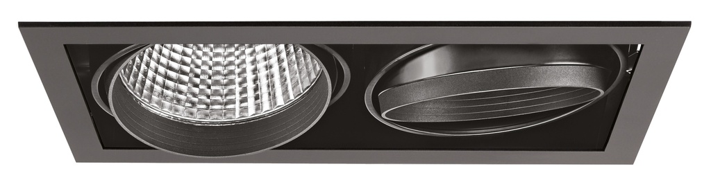 KIT QUADRA 2 NOIR LED 4000K