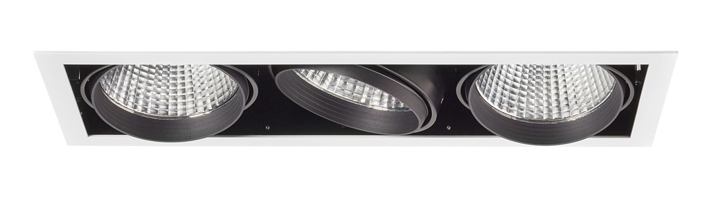 KIT QUADRA 3 BLC LED 3000K