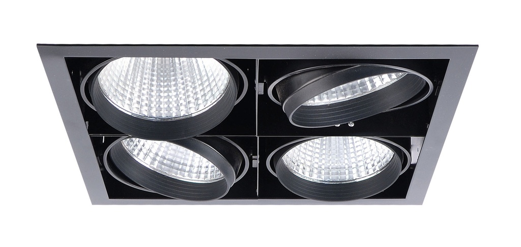 KIT QUADRA 4 NOIR LED 3000K