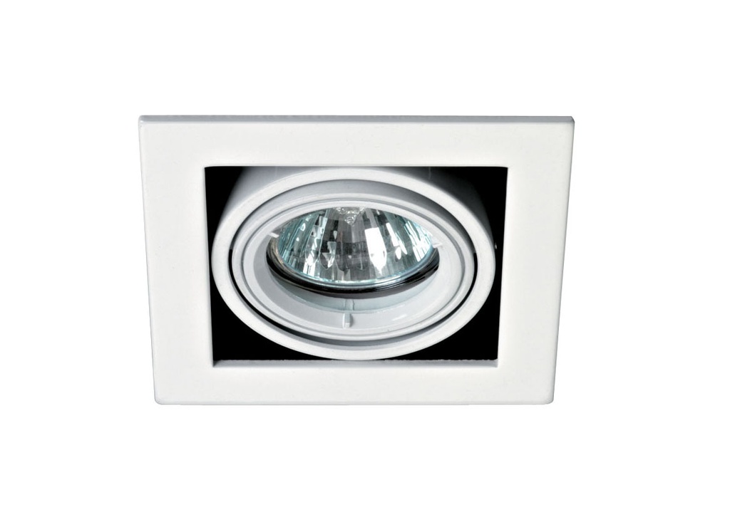 QUADRA 110/1 BLANC GU5,3 1X50W