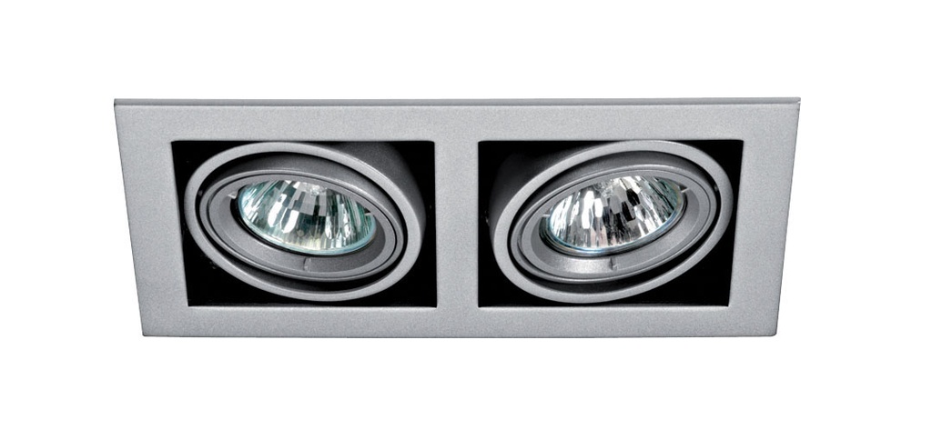 QUADRA 110/2 GRIS GU5,3 2X50W