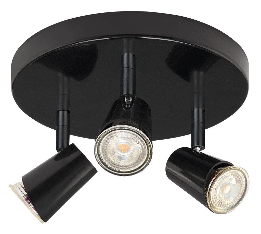 JUDY P3 NOIR GU10 A/LED 3000K