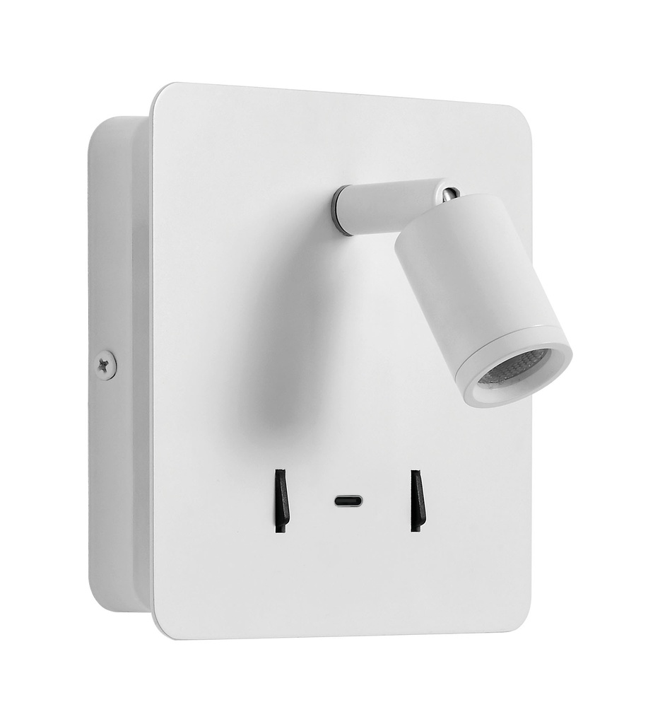 LIZEO 9,3W/3000K BLC + USB-C