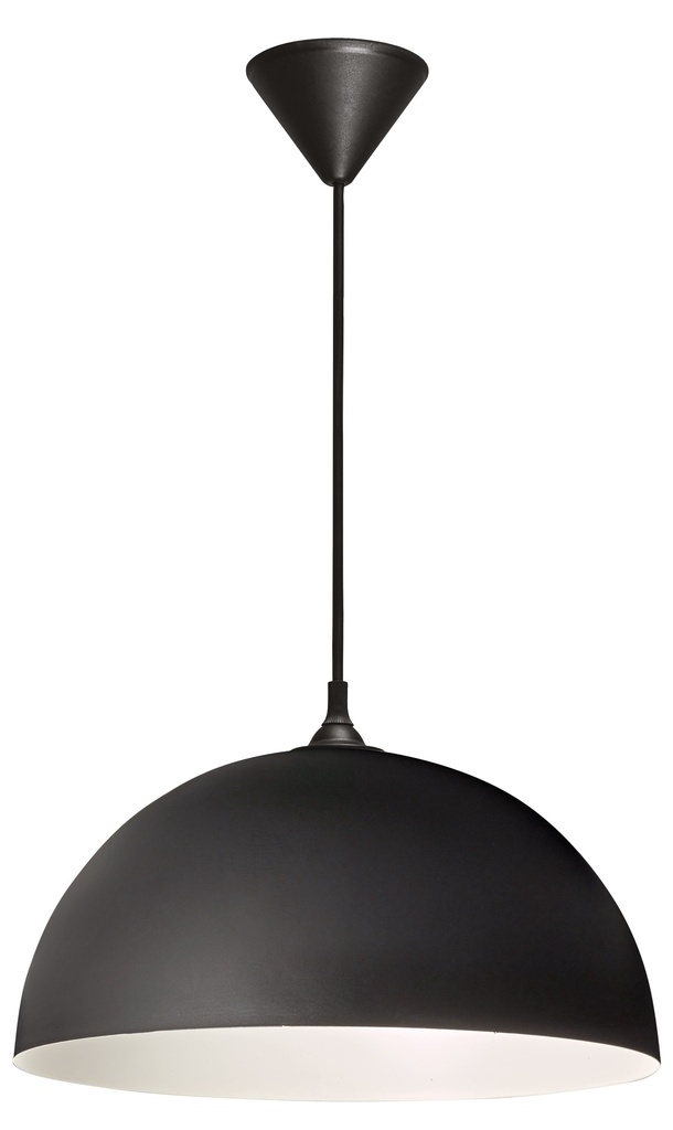 SUSP. COMO E27 NOIR/BLC S/LPE