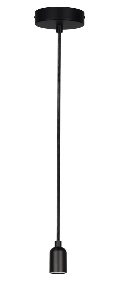 SUSP. EPOQUE E27 NOIR MAT