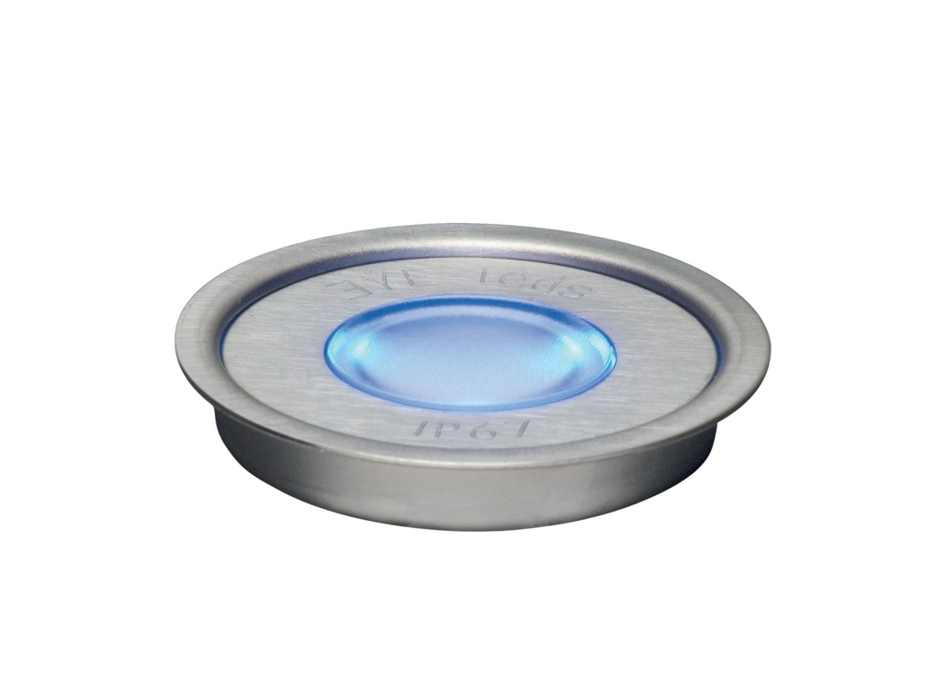 S-EYELED ROND INOX/BLEU