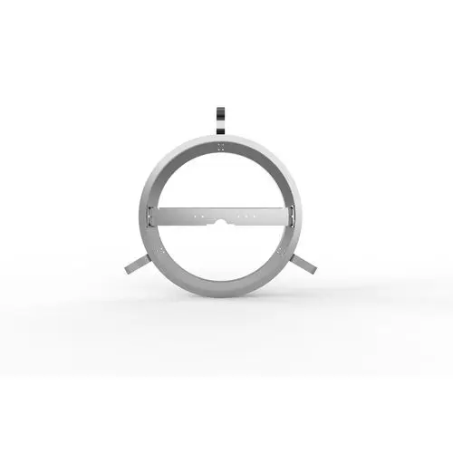Boitier encastré pour SLICE CIRCLE N III, pour faux plafonds, Argent