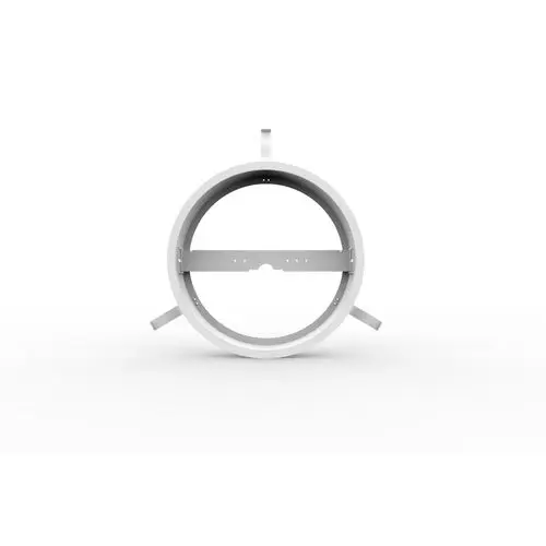 Boitier encastré pour SLICE CIRCLE N III, pour faux plafonds, Blanc