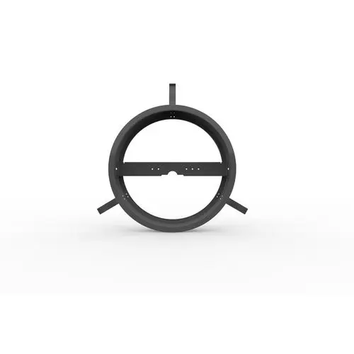 Boitier encastré pour SLICE CIRCLE N III, pour faux plafonds, Anthracite