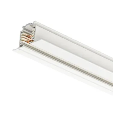 Rail encastré DALI 3 phases, Blanc, IP30, 2m