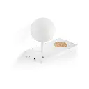 NIKO GLASS Applique droite blanche