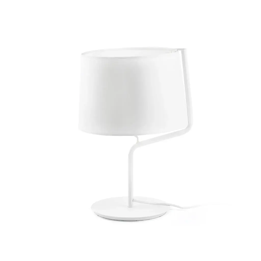 BERNI LAMPE DE TABLE BLANCHE 
