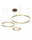PENDANT LIGHT 126W 3000K BRUSHED GOLD DIMMABLE