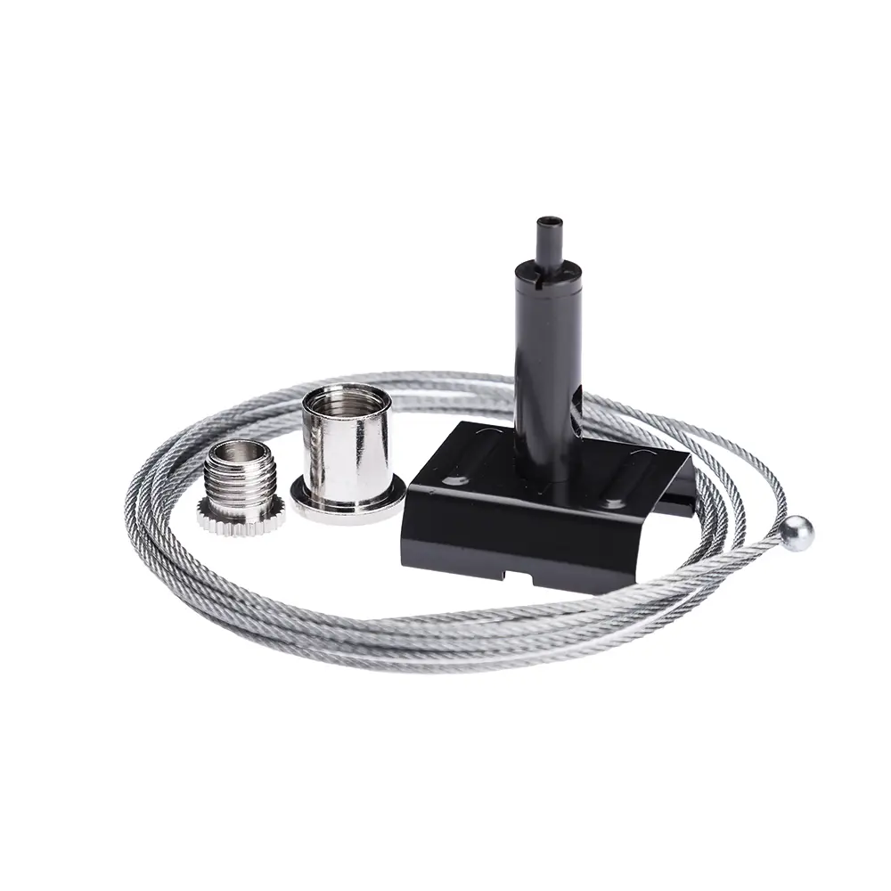 Global Trac set de susp. Noir + câble acier 3m