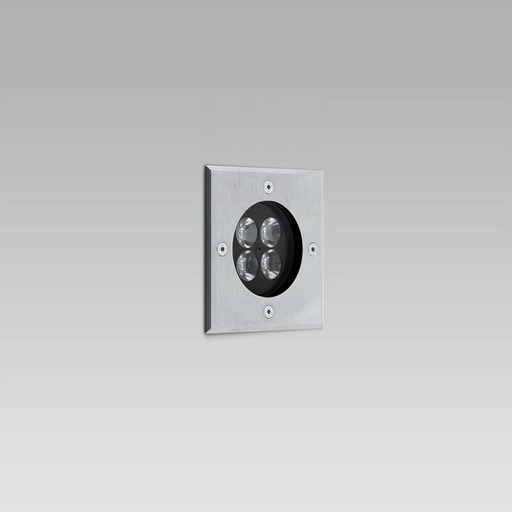 [ARC0578014C-30] THUNDER110 4W RGBW AS INOX QUADRA REM-D